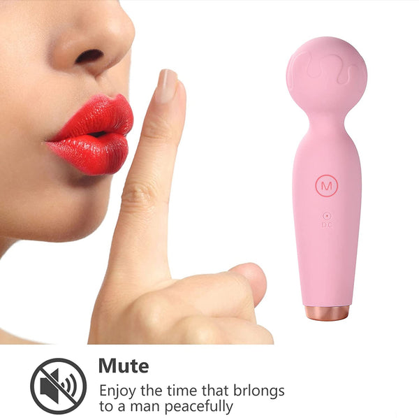 Upgraded Mini Back Massager - Cordless Body Massager with 10 Powerful Vibration Mode for Body Relieves Neck Shoulder Back Waist Leg Muscle Tension